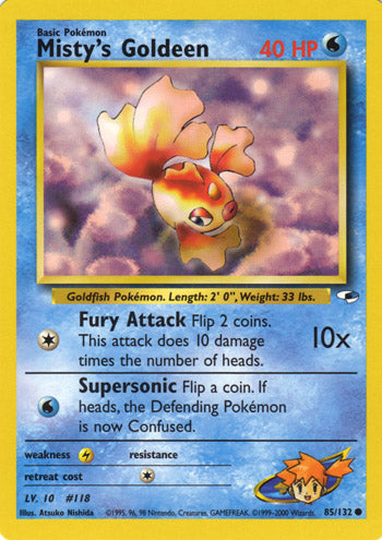 Misty's Goldeen 85/132-Kantocards
