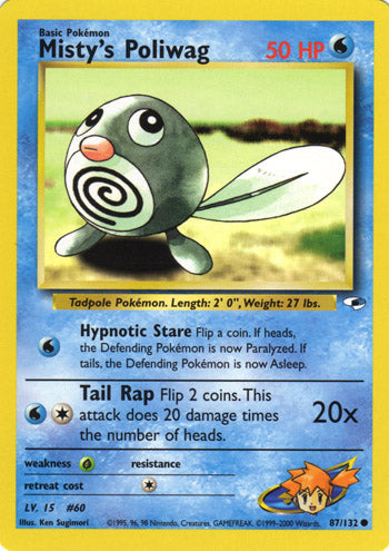 Misty's Poliwag 87/132-Kantocards