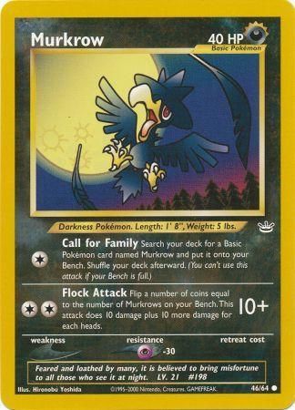 Murkrow 46/64-Kantocards