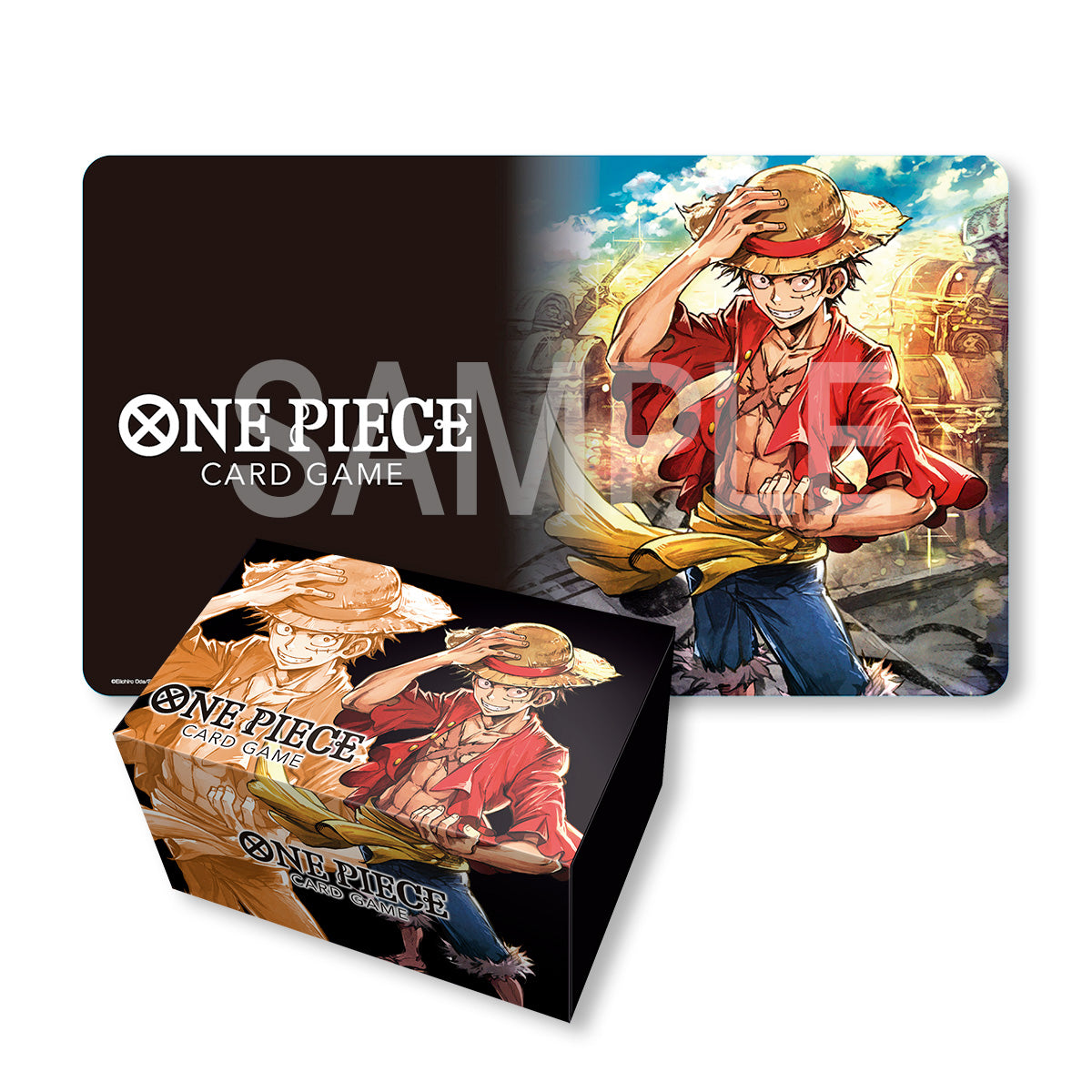 OP CG: Playmat & Storage Box (Monkey D. Luffy)-Kantocards