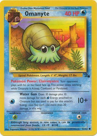 Omanyte 52/62-Kantocards