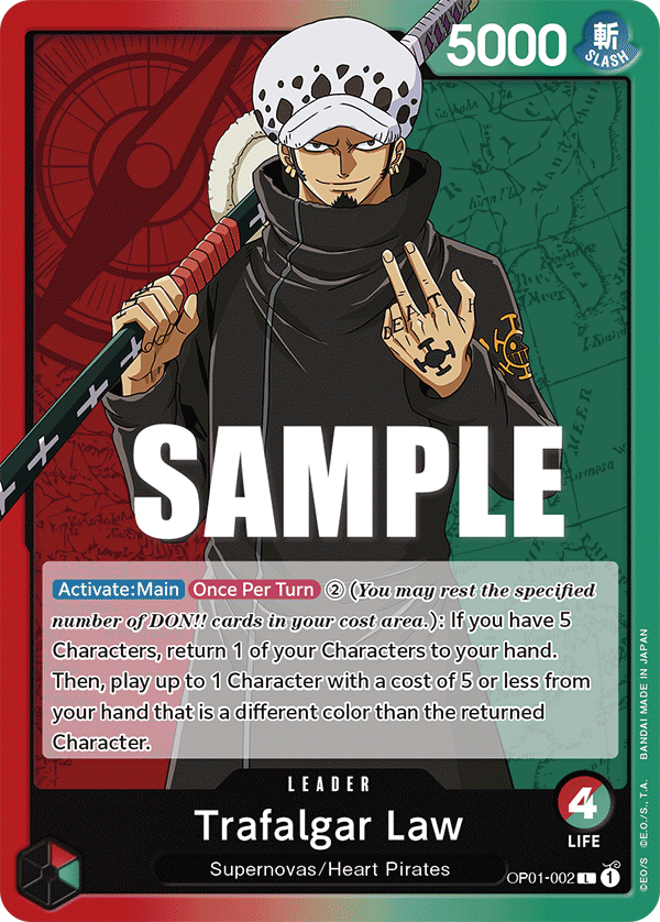 Trafalgar Law OP-01-002-Kantocards