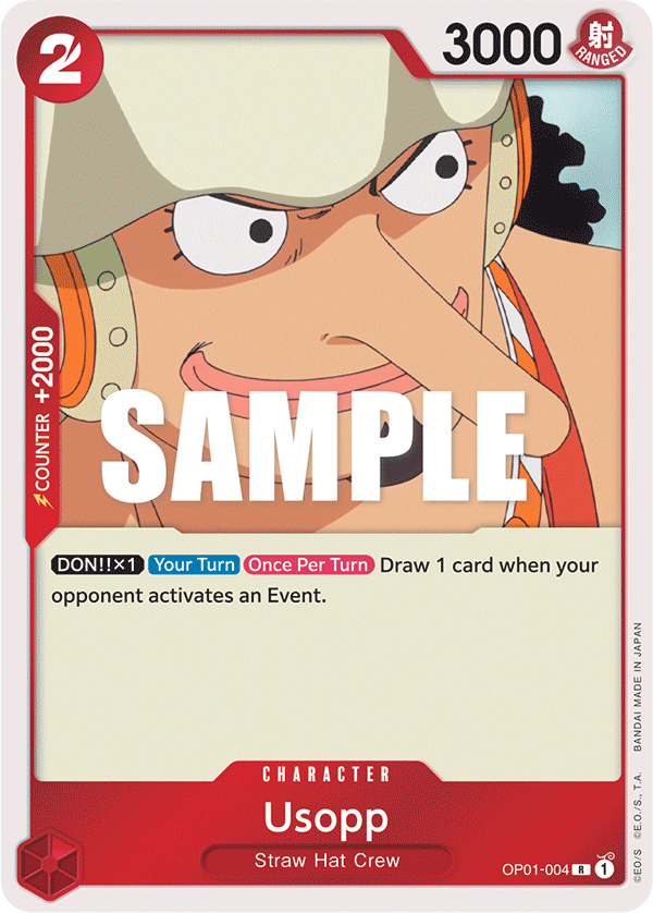 Usopp OP-01-004-Kantocards