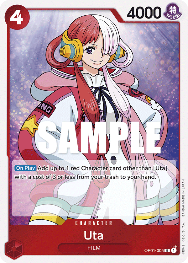 Uta OP01-005 - Rare-Kantocards