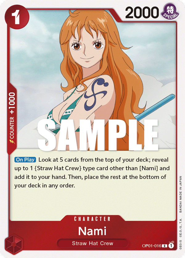 Nami OP-01-016-Kantocards