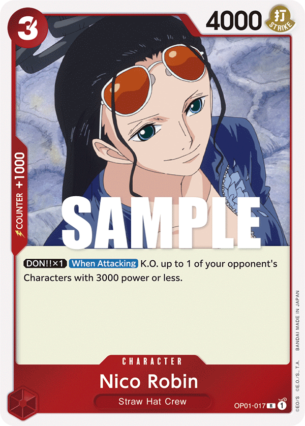 Nico Robin OP-01-017-Kantocards