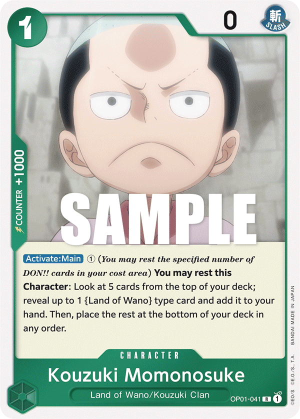 Kouzuki Momonosuke OP-01-041-Kantocards