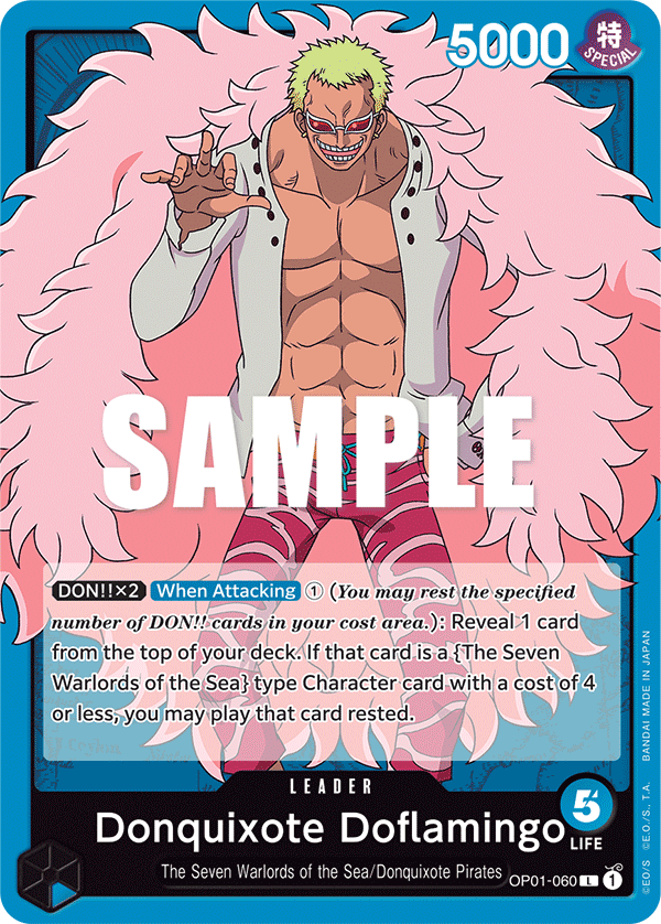 Donflamingo Don Quixote OP-01-060-Kantocards
