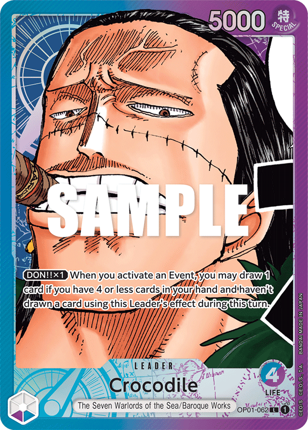 Crocodile OP-01-062 Arte Alterno-Kantocards