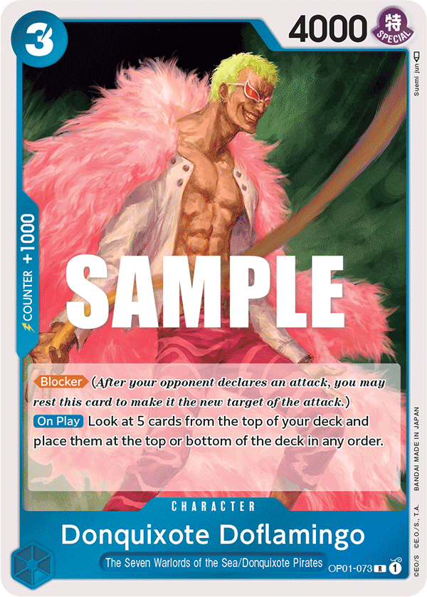 Doflamingo Don Quixote OP01-073 - Rare-Kantocards