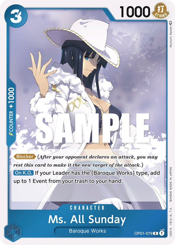 Ms.All Sunday OP-01-079-Kantocards