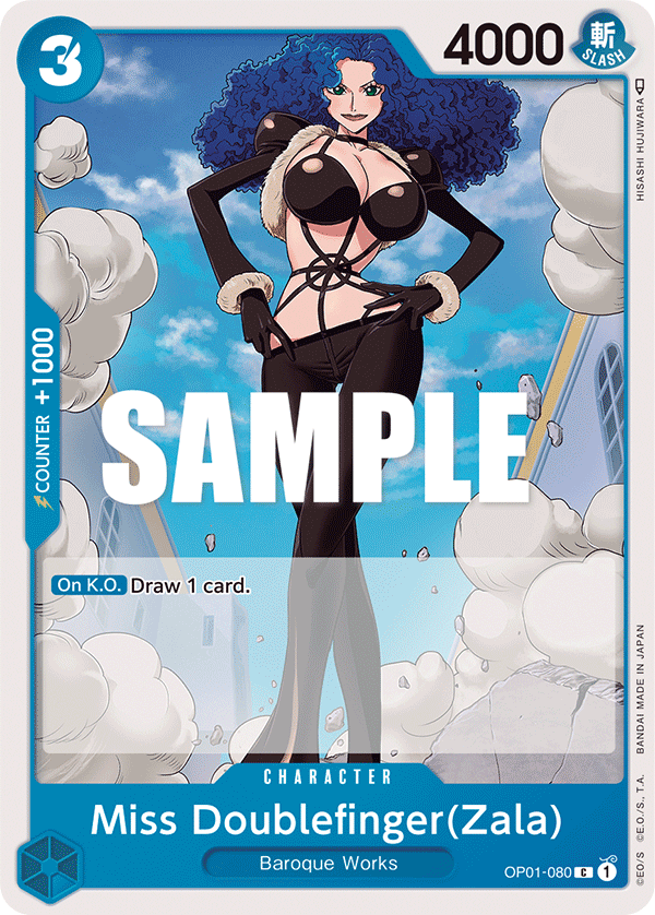 Miss Doublefinger (Zala) OP-01-080-Kantocards