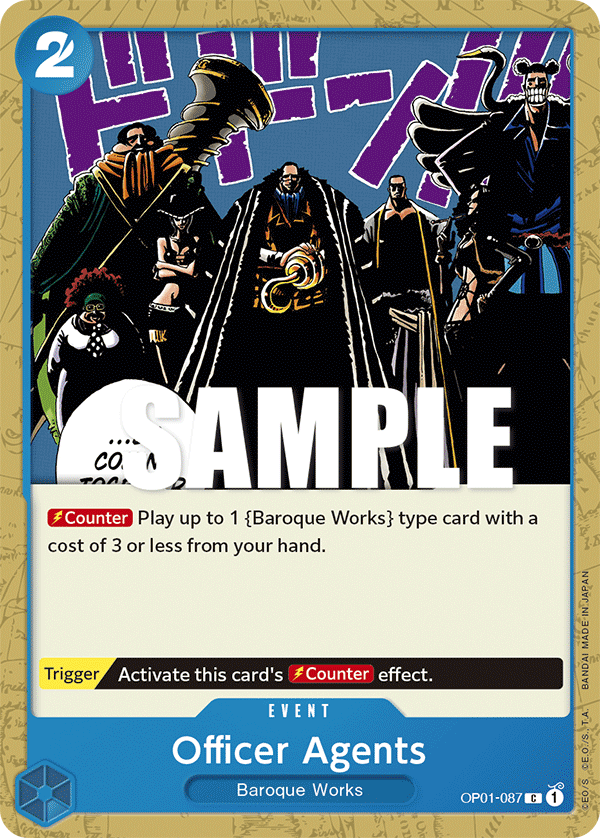 Officer Agents OP-01-087-Kantocards