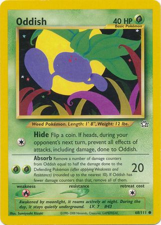 Oddish 68/111-Kantocards