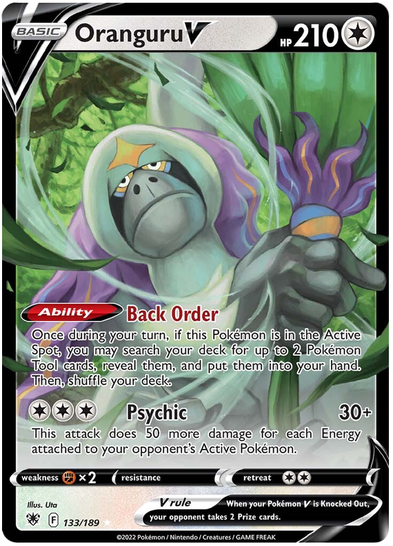 Oranguru V 133/189-Kantocards