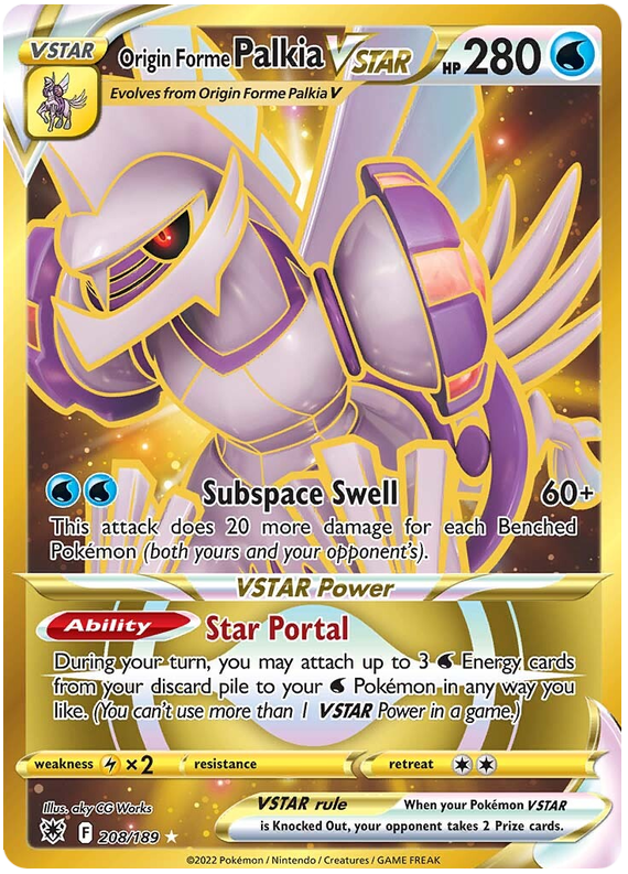 Origin Form Palkia VSTAR 208/189-Kantocards
