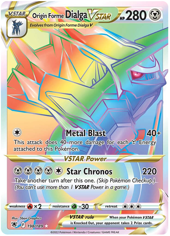 Origin Forme Dialga VSTAR 198/189-Kantocards