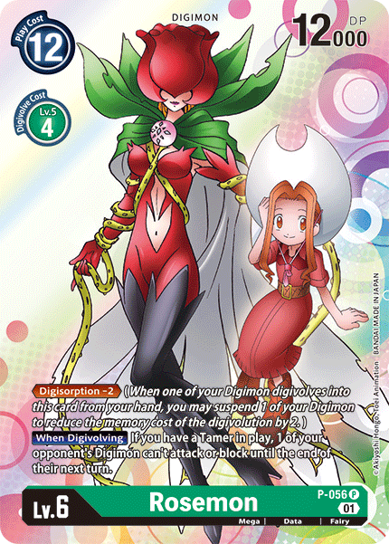 Rosemon P-056-Kantocards