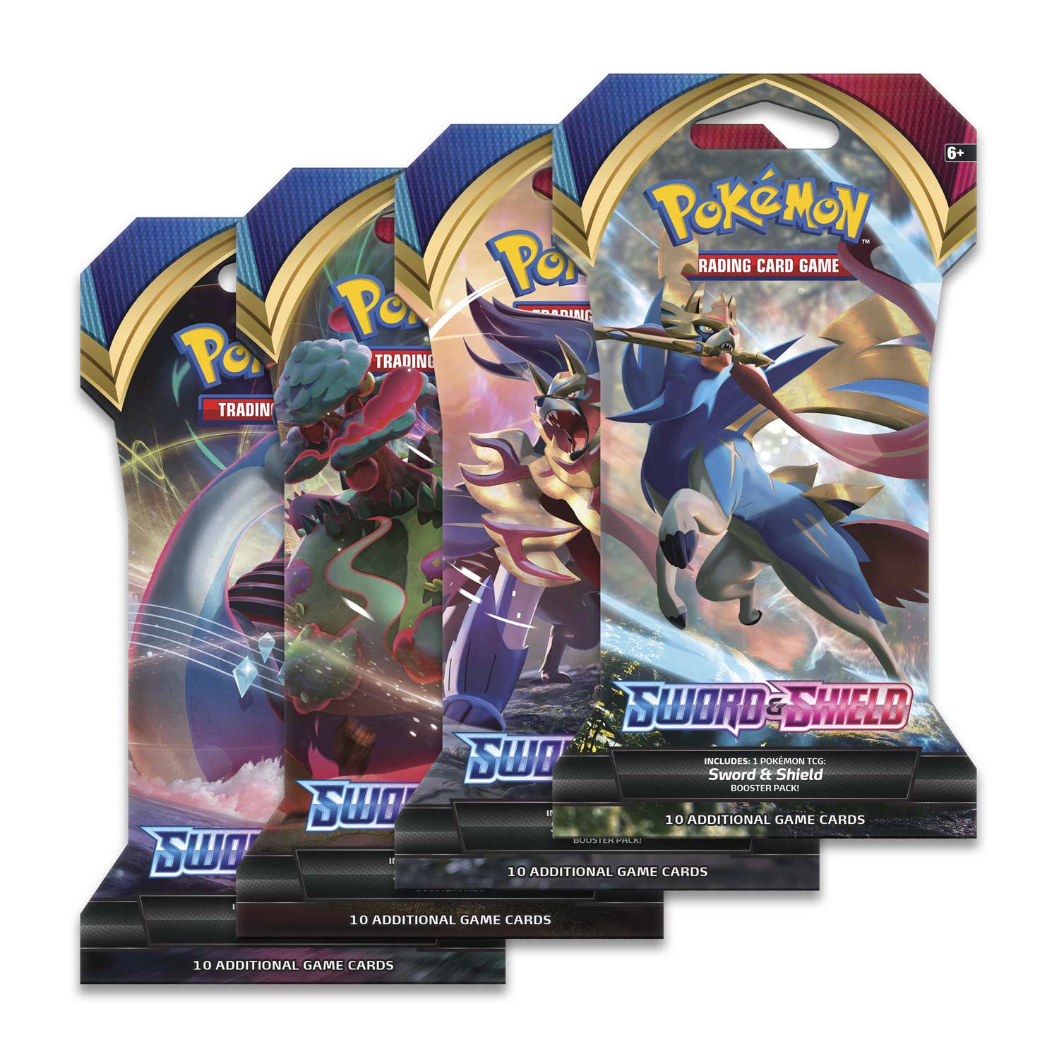 Sword & Shield Sleeved Booster Pack-Kantocards