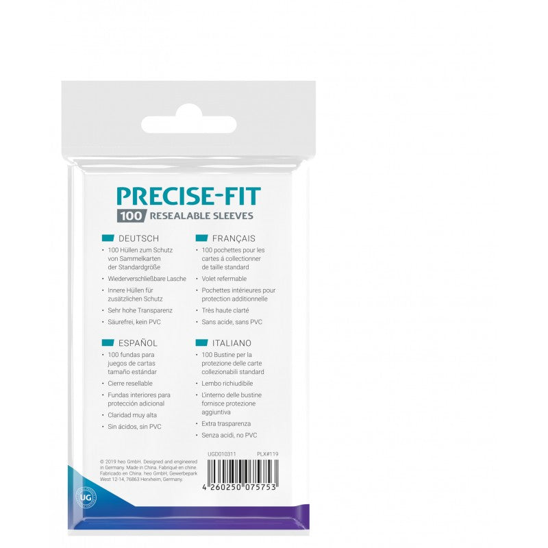 Precise-Fit Micas Resellables Transparentes (x100)-Kantocards