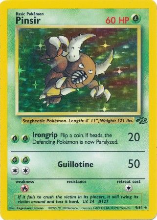 Pinsir 9/64 - Holo-Kantocards
