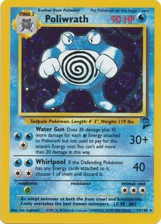 Poliwrath 15/130 - Holo-Kantocards