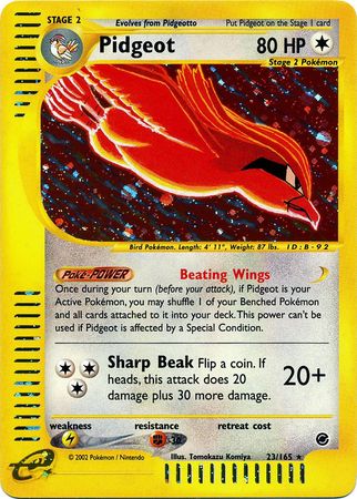 Pidgeot 23/165 - Holo-Kantocards