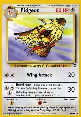 Pidgeot 33/110-Kantocards