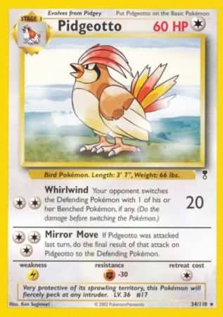 Pidgeotto 34/110-Kantocards