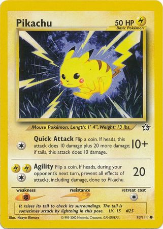 Pikachu 70/111-Kantocards