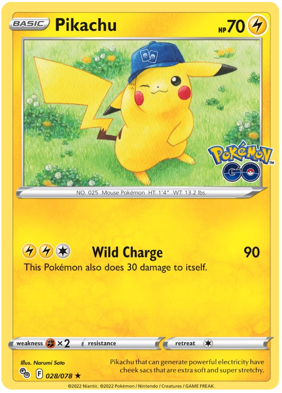 Pikachu 028/078 - Holo - Español-Kantocards
