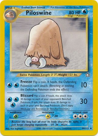 Piloswine 44/111-Kantocards