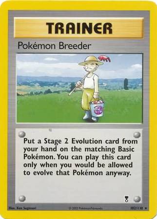 Pokemon Breeder 102/110-Kantocards