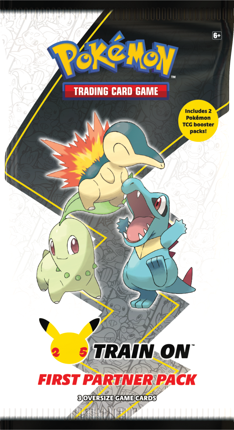 First Partner Pack Johto - 25 Aniversario-Kantocards
