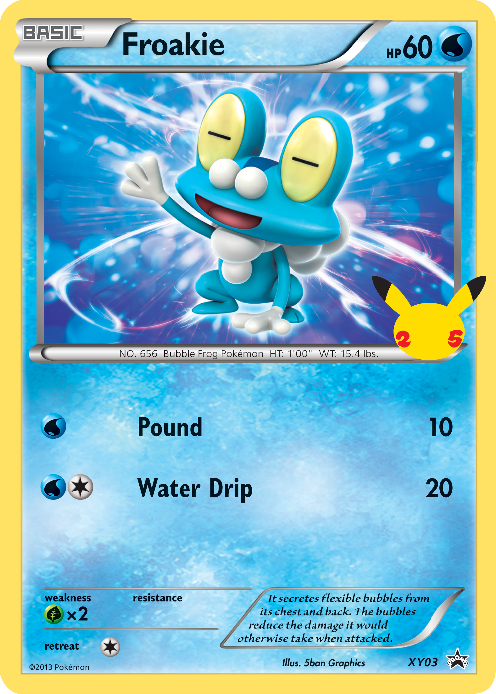 Carta Jumbo Froakie XY03-Kantocards