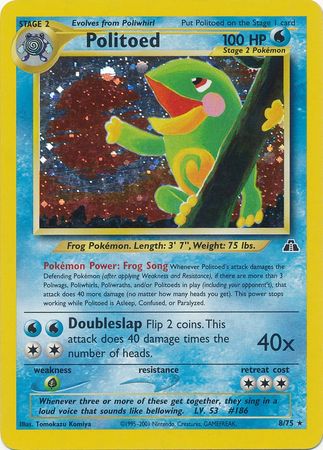 Politoed 8/75 - Holo-Kantocards