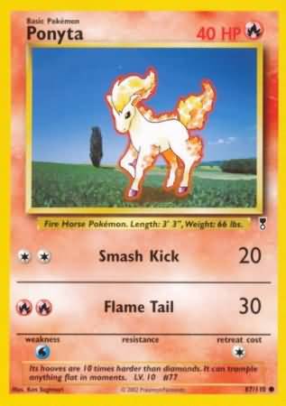 Ponyta 87/110-Kantocards