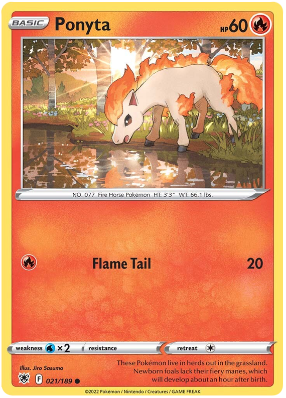 Ponyta 021/189-Kantocards