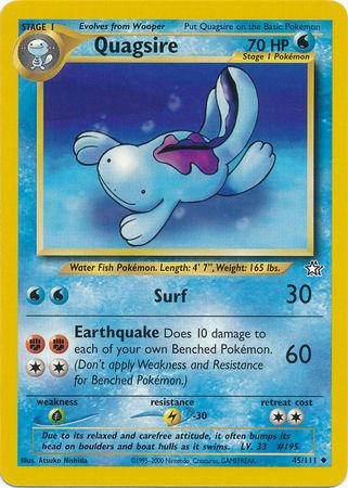 Quagsire 45/111-Kantocards