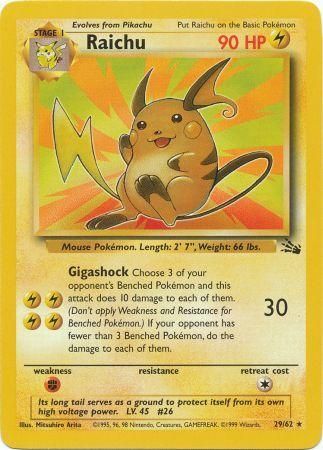 Raichu 29/62-Kantocards
