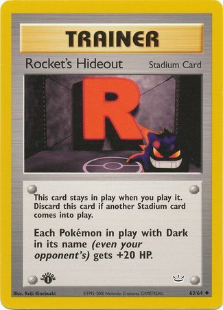 Rocket's Hideout 63/64 - 1st Edition-Kantocards