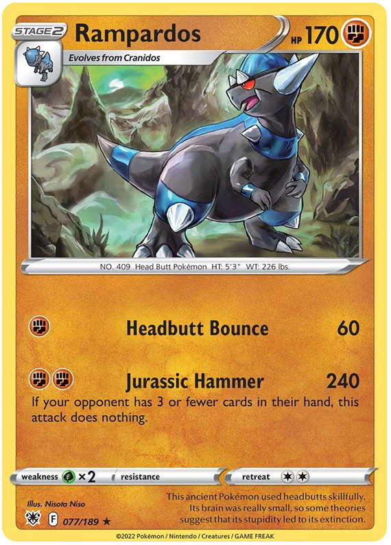 Rampardos 077/189 - Holo-Kantocards