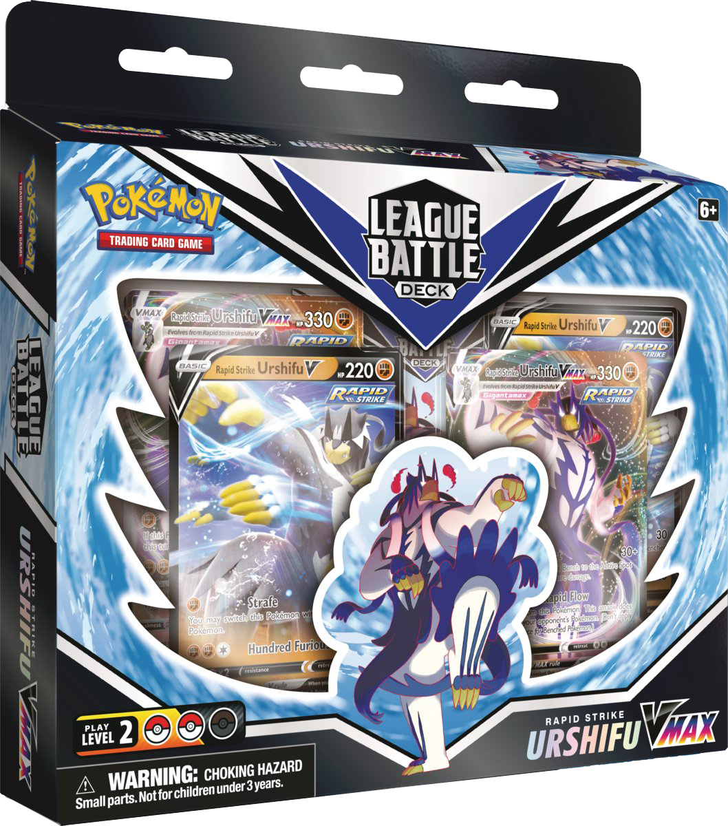 League Battle Deck Urshifu Rapid Strike VMAX- Ingles-Kantocards