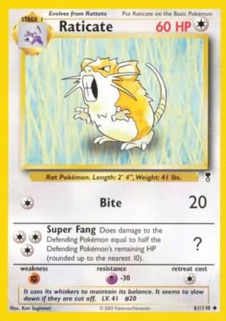 Raticate 61/110-Kantocards