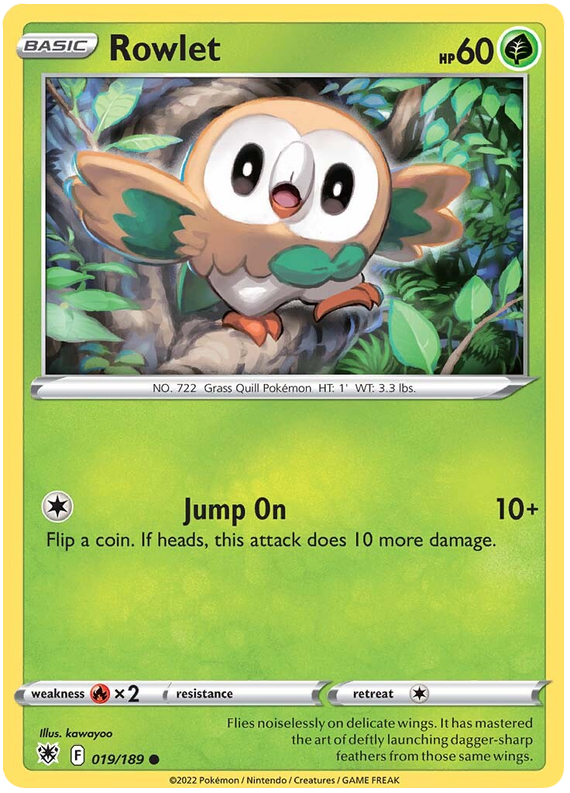 Rowlet 019/189-Kantocards