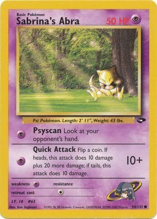 Sabrina's Abra 94/132-Kantocards