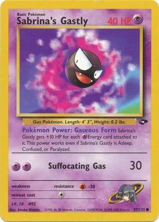 Sabrina's Gastly 97/132-Kantocards