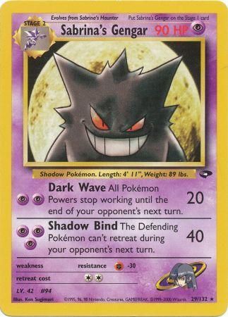 Sabrina's Gengar 29/132-Kantocards
