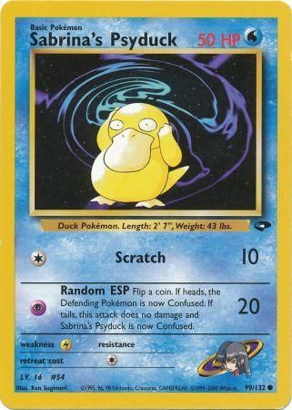Sabrina's Psyduck 99/132-Kantocards