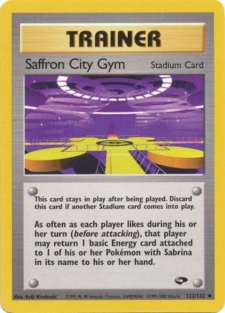 Saffron City Gym 122/132-Kantocards